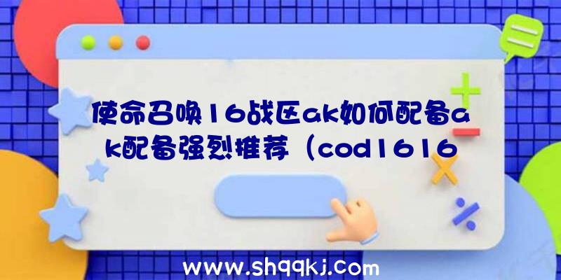 使命召唤16战区ak如何配备ak配备强烈推荐（cod1616战区ak怎样配置